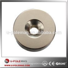 High Quality Strong Ring Loop Countersunk Magnet with Hole 6mm